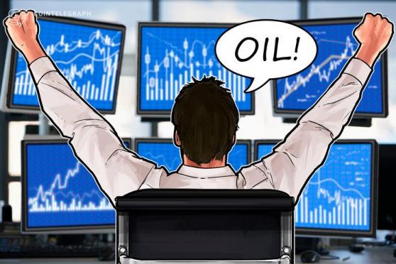 Traders Buy Oil Futures With Crypto Amid Record Volatility
