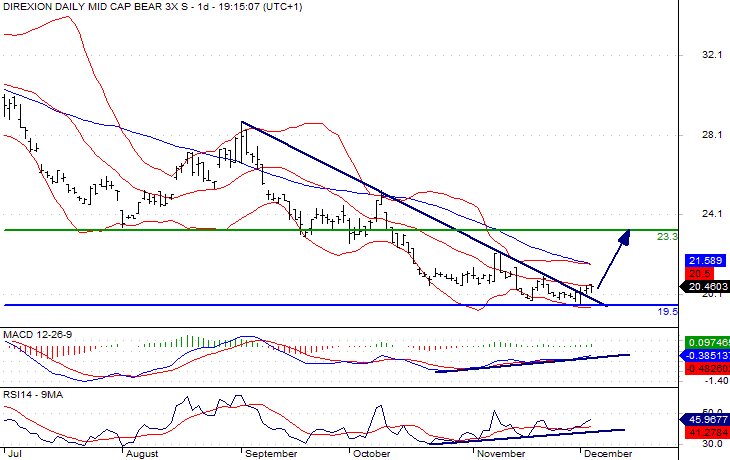 Direxion Daily Mid Cap 3X Chart