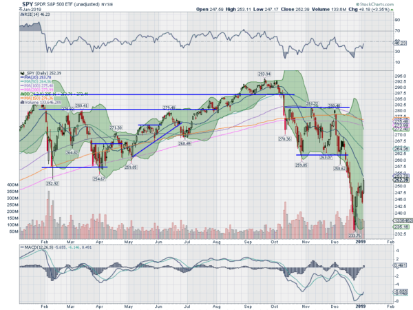 S&P 500 EFT Daily Chart