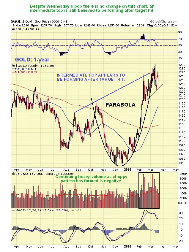 Gold 1-Year Daily Chart