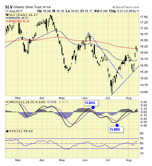 SLV Daily Chart