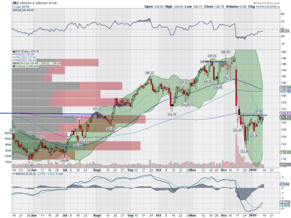 Johnson & Johnson Daily Chart