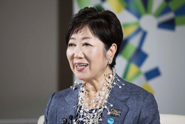 © Bloomberg. Yuriko Koike, governor of Tokyo, speaks during a Bloomberg Television interview in Tokyo, Japan, on Wednesday, March 20, 2019. If Koike wants to attend both the opening and closing ceremonies of next year's Olympics, she may need to win a second term first. Her current term ends in the middle of the Games.