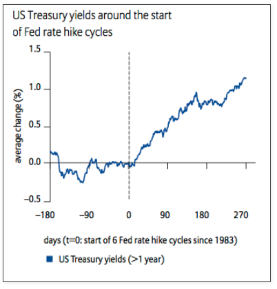 Yields And Rate-Hike Cycles Since 1983