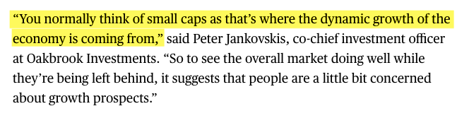 Bloomberg On Small Caps