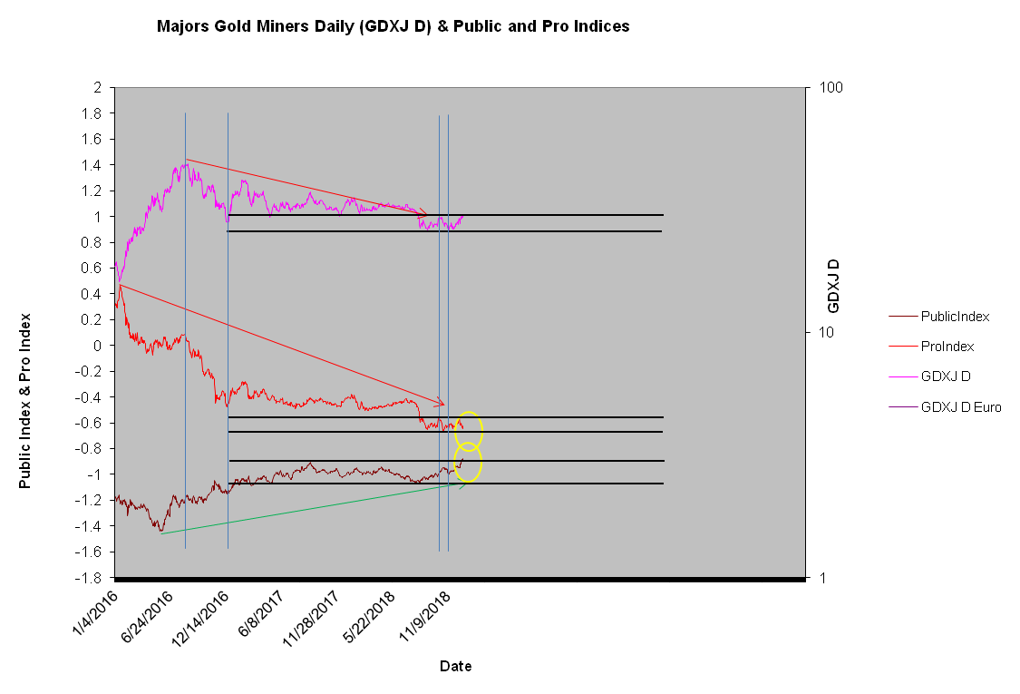 Major Gold Miners Daily Chart