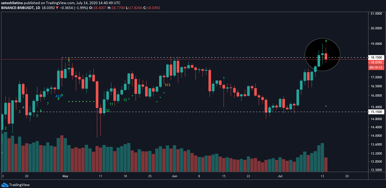 BNBUSD - Daily Chart