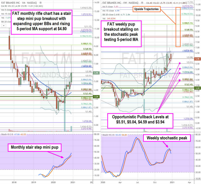 FAT Brands Inc Monthly Chart