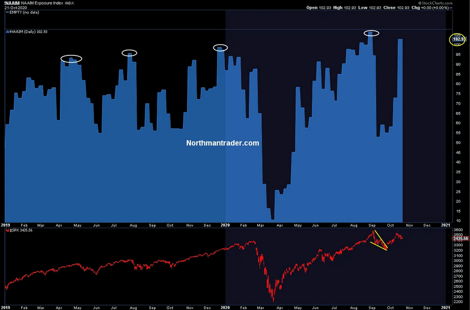 NAAIM Daily Chart