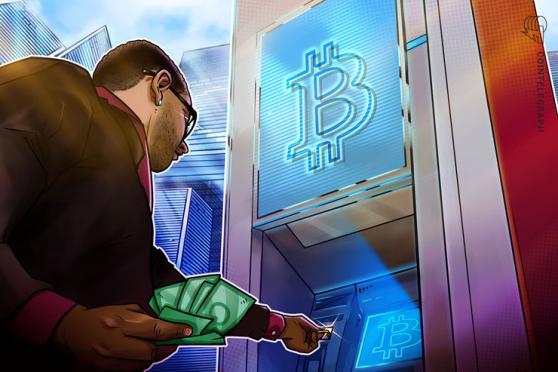 The number of Bitcoin ATMs in the US rose 177% over the past year
