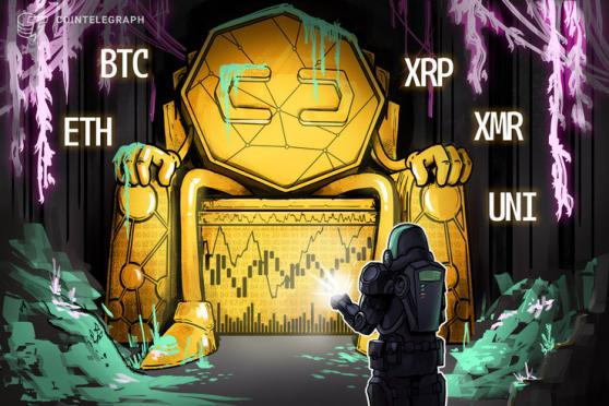 Top 5 cryptocurrencies to watch this week: BTC, ETH, XRP, XMR, UNI 