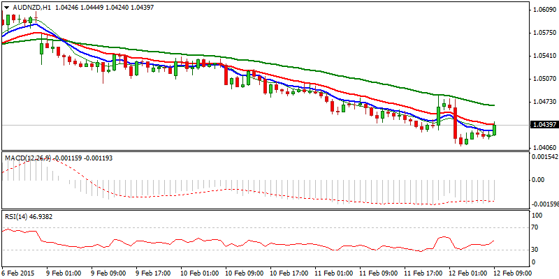 AUD/NZD Hourly Chart