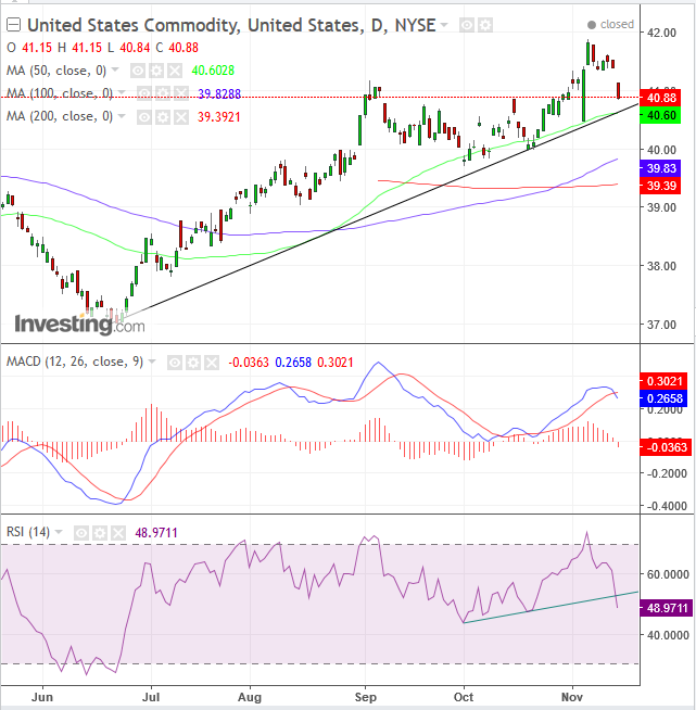 United States Commodity Daily Chart