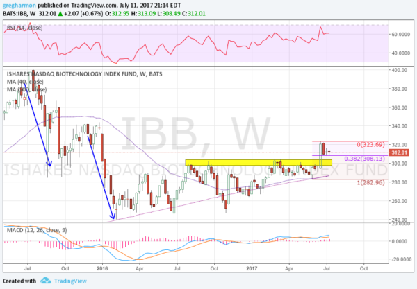 IBB Weekly Chart