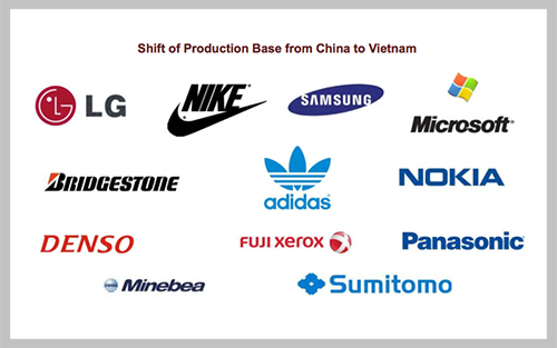Blue-chip companies increasing production in Vietnam