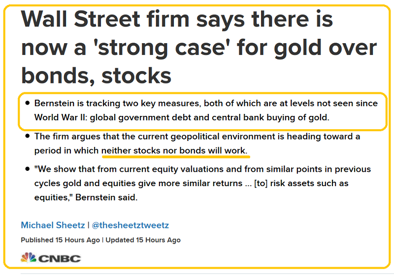 CNBC On Gold