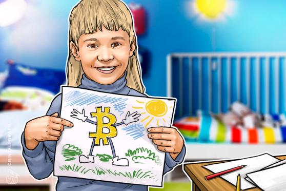 Three-year-old Bitcoin educator speaks at crypto conference