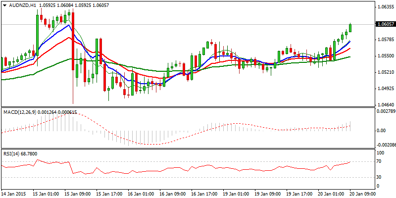 AUD/NZD Hourly Chart