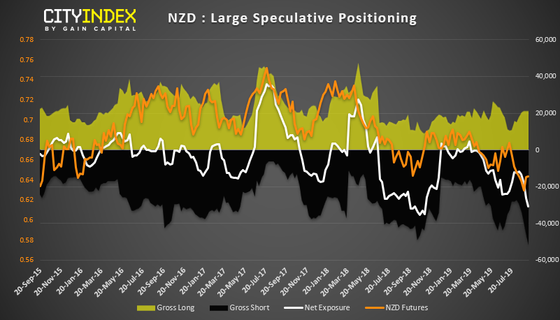 NZD Large Speculative Positioning