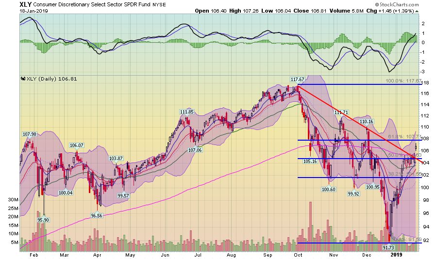 XLY Daily Chart