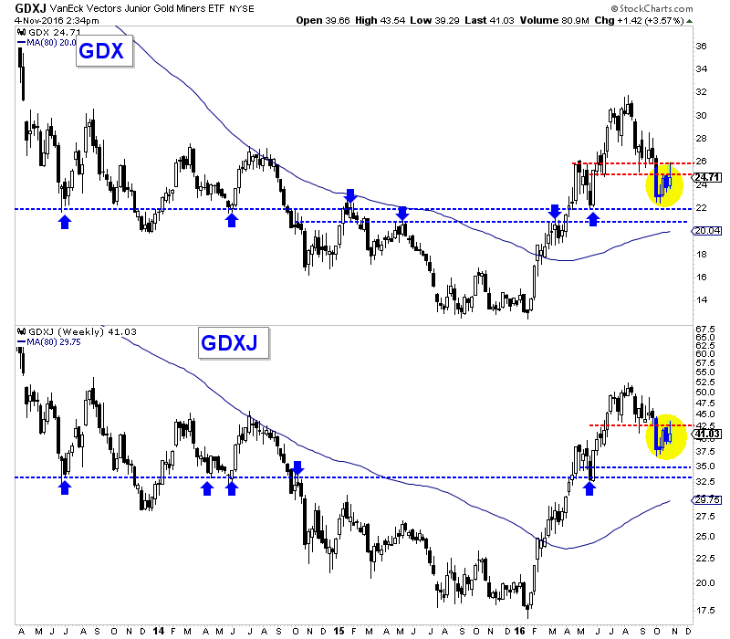 GDXJ Weekly Chart