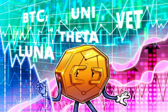 Top 5 cryptocurrencies to watch this week: BTC, UNI, THETA, VET, LUNA