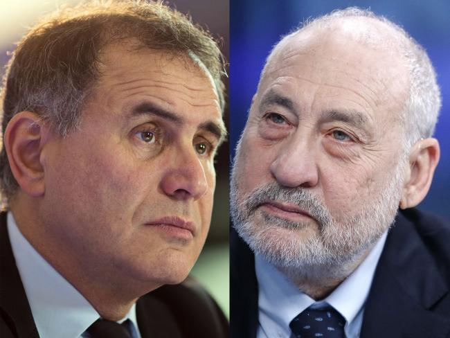 © Bloomberg. Nouriel Roubini and Joseph Stiglitz Source: Bloomberg