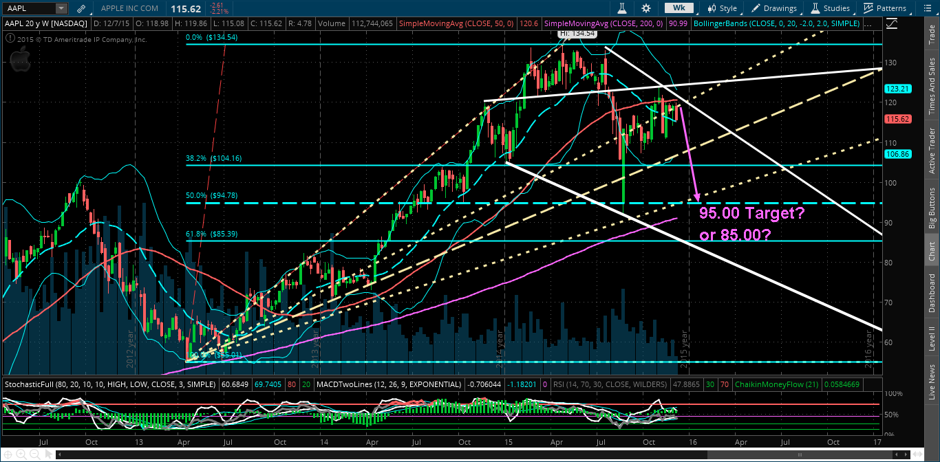 AAPL Weekly 2013-2015