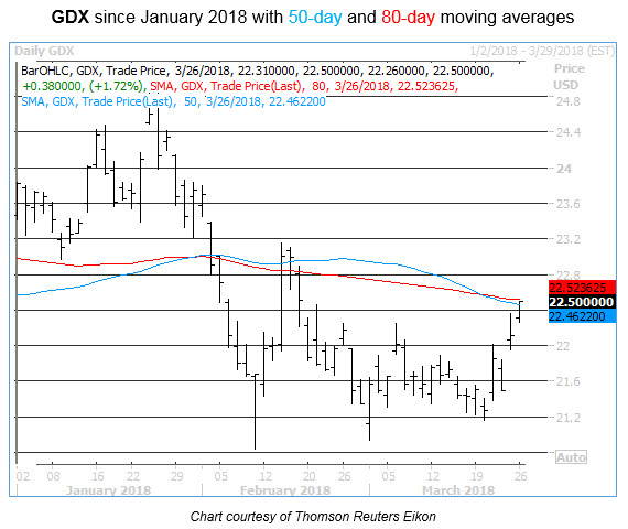 GDX Daily Chart