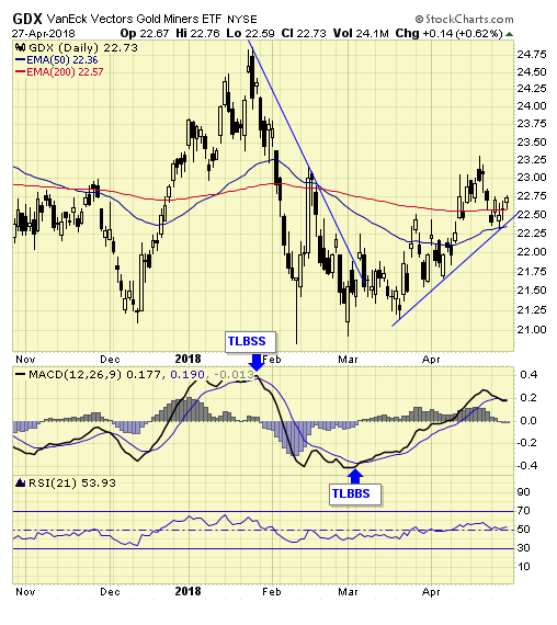 GDX Daily Chart