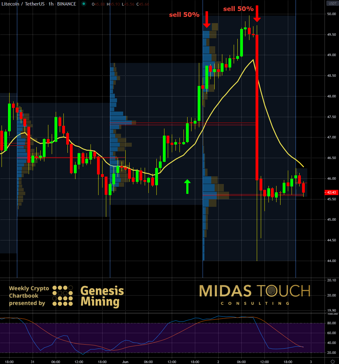 Litecoin, 60 Minute Chart