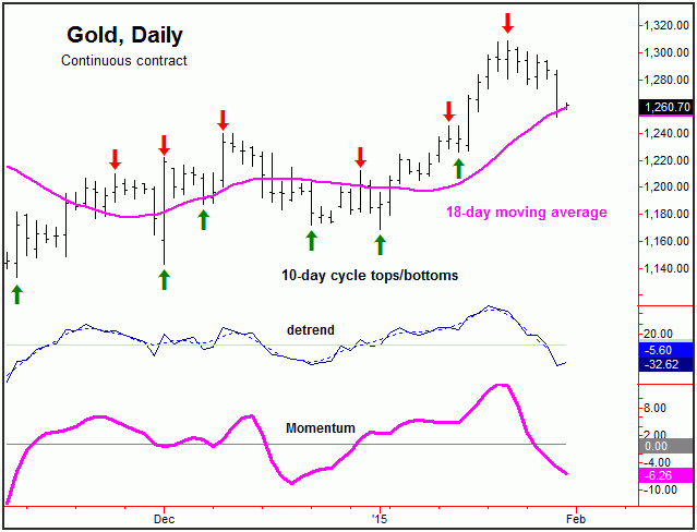 Gold Daily Continuous Contract