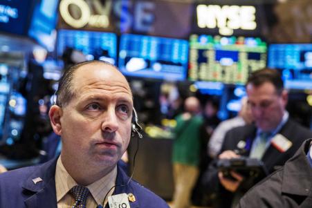 © Reuters/Lucas Jackson. The Dow Jones Industrial Average dropped 150 points on Tuesday ahead of the U.S. Federal Reserve's highly anticipated two-day policy meeting that was to kick off later in the day. U.S. stocks opened lower after housing starts tumbled 17 percent last month, driven by harsh winter weather.