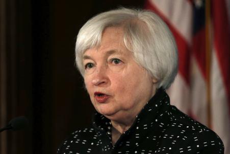 © Reuters/Carlos Barria. The U.S. Federal Reserve Chairwoman Janet Yellen will speak at two separate events in Washington Wednesday, a day after Chicago Fed chief Charles Evans said that the central bank should 'strongly and effectively' spell out the path to a gradual rate hike. Pictured: Yellen delivers remarks at the Federal Reserve Conference on Monetary Policy Implementation and Transmission in the Post-Crisis Period in Washington, Nov. 12, 2015.