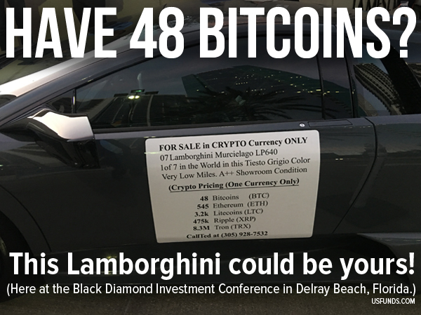 Bitcoins For A Lamborghini