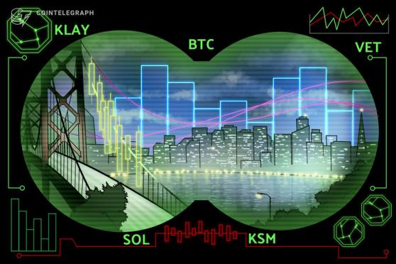 Top 5 cryptocurrencies to watch this week: BTC, KLAY, VET, SOL, KSM