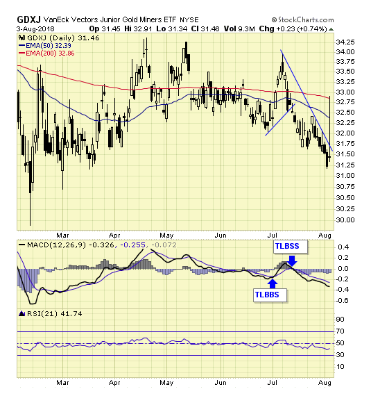 GDXJ Daily Chart