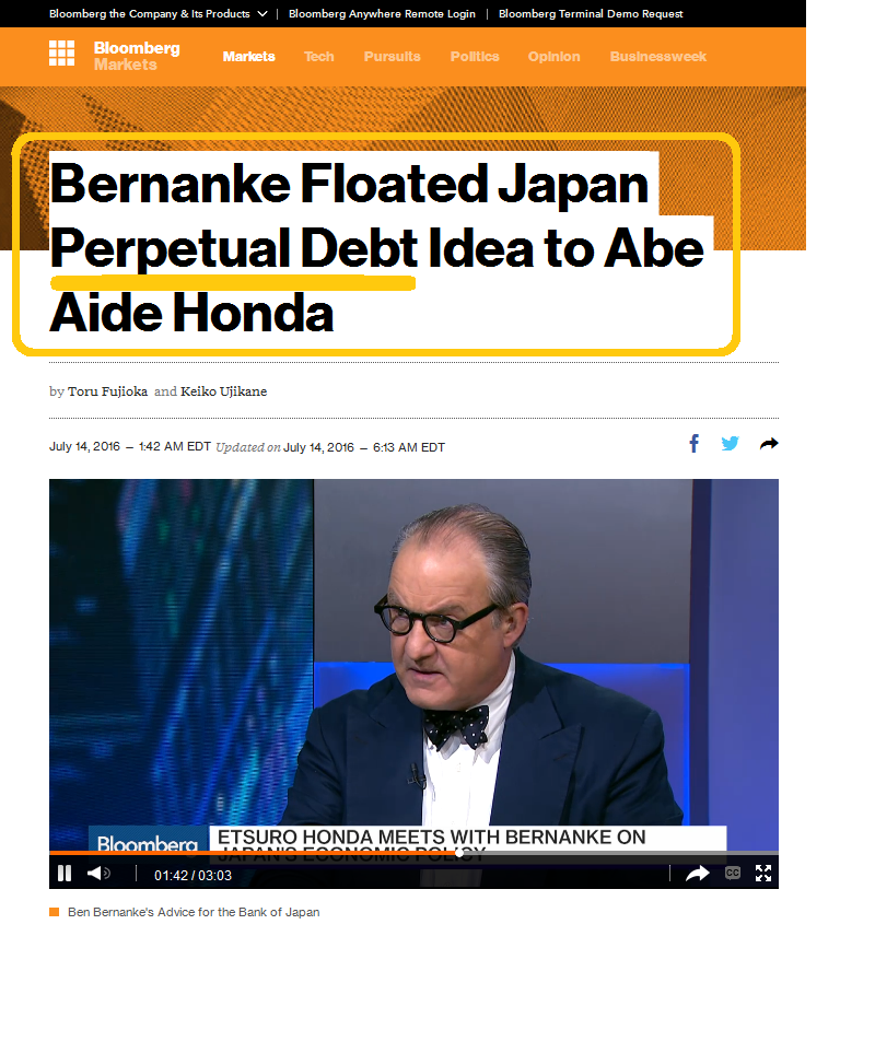 Bloomberg On Bernanke