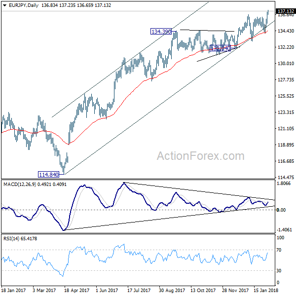 EUR/JPY Daily Chart