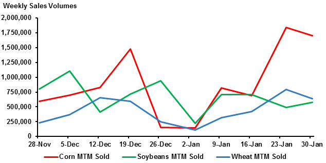 Weekly Sales Volumes