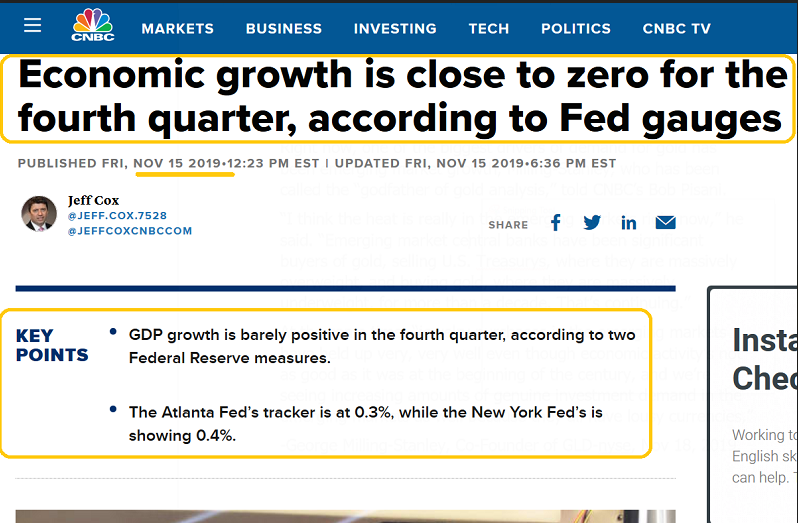 CNBC On The Economy