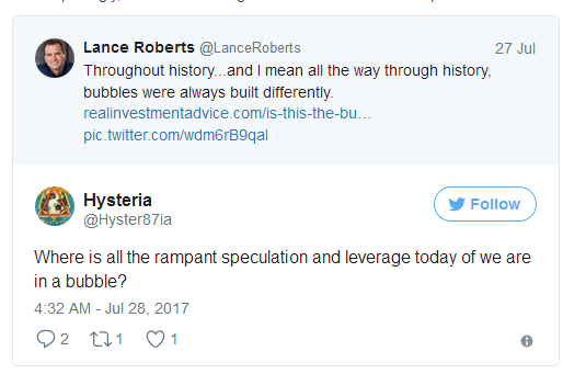 Lance Roberts Tweet