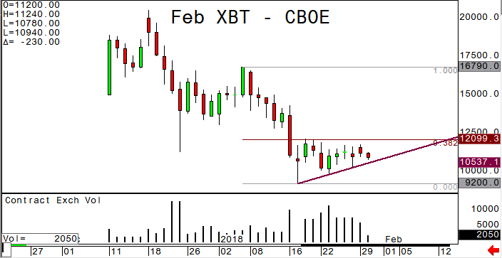 Feb XBT - CBOE