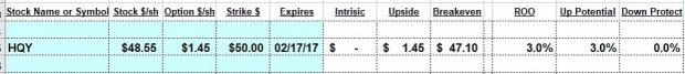 HQY Calculations with The Ellman Calculator