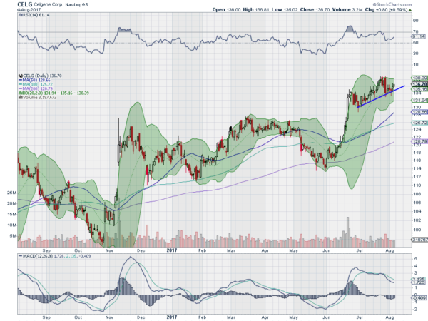 Celgene Daily Chart