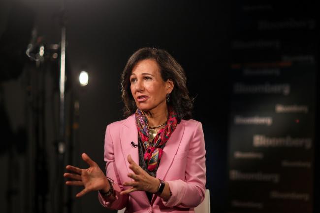 © Bloomberg. Ana Botin on April 3.