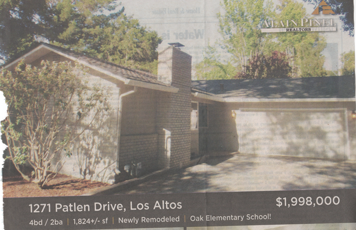 Los Altos Property on the Market for $2 Million