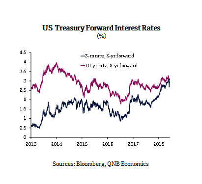 US Treasury Forward Interest Rates