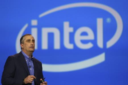 © Reuters/Robert Galbraith. Intel CEO Brian Krzanich delivers his keynote address during the 2014 Consumer Electronics Show in Las Vegas. The semiconductor chipmaker is expected to announce plans Monday to buy chip designer Altera Corp. for about  billion, according to media reports.