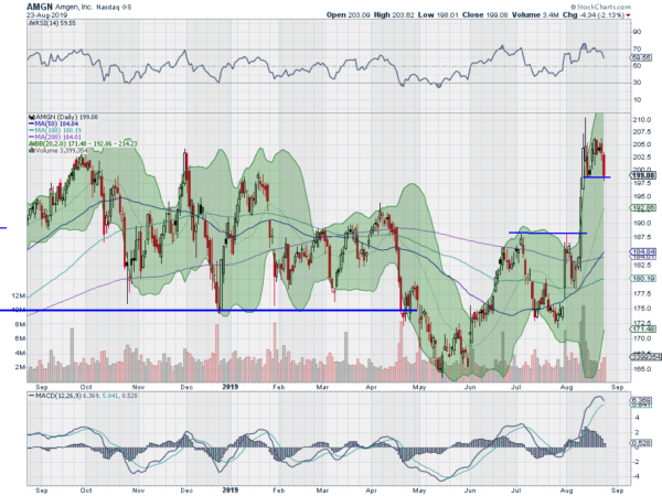 Amgen Daily Chart